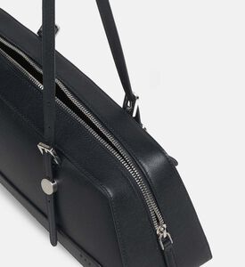 حقيبة كتف بمقبض علوي جلد