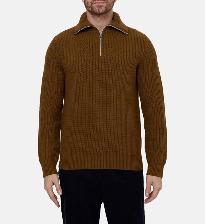 كنزة جاكس صوف سحّاب نصفي كنزة جاكس صوف سحّاب نصفي