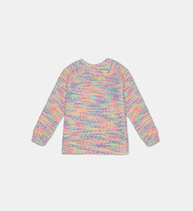 سويت شيرت محبوك متعدد الألوان