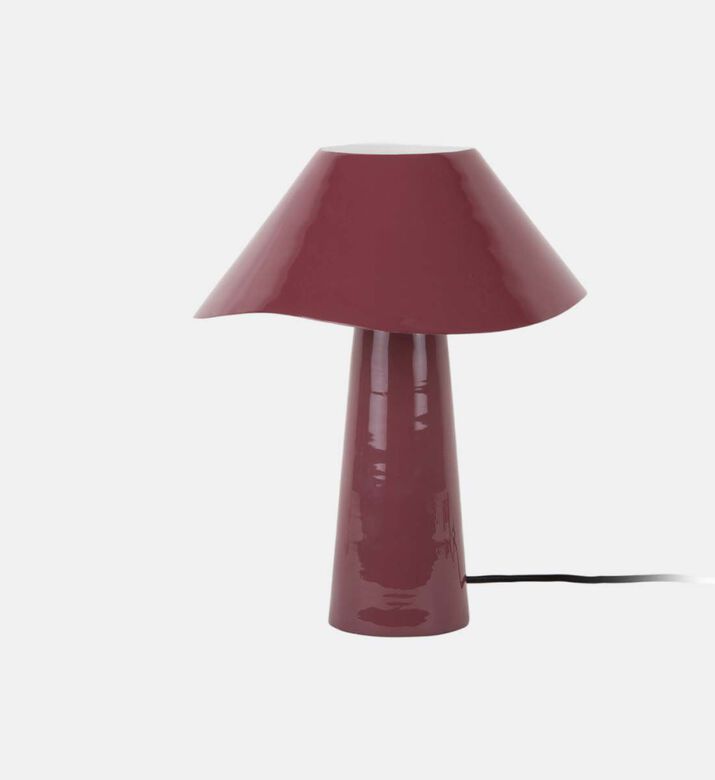 Leitmotiv Amino Wavy-shade Table Lamp, Purple, Packshot View