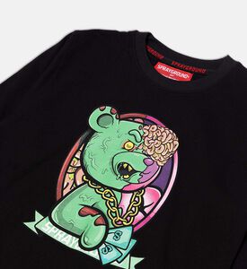 Sprayground Zombie Bear Graphic Crewneck Sweater, Packshot View