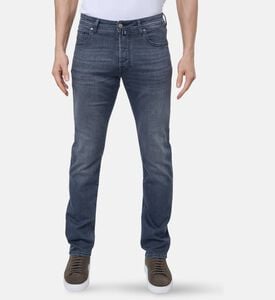 Jacob Cohen Washed Slim-fit Jeans, Model View