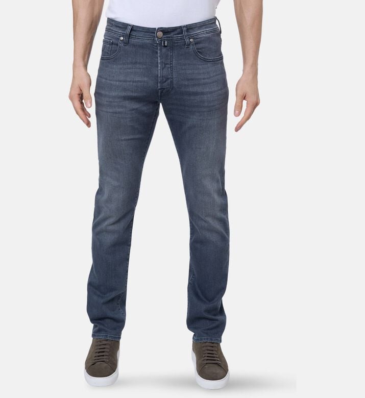 Jacob Cohen Washed Slim-fit Jeans, Model View