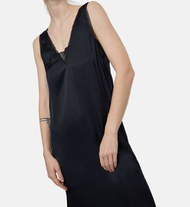 Zadig et Voltaire Lace-detail Sleeveless V-neck Dress, Model View Zadig et Voltaire Lace-detail Sleeveless V-neck Dress, Model View