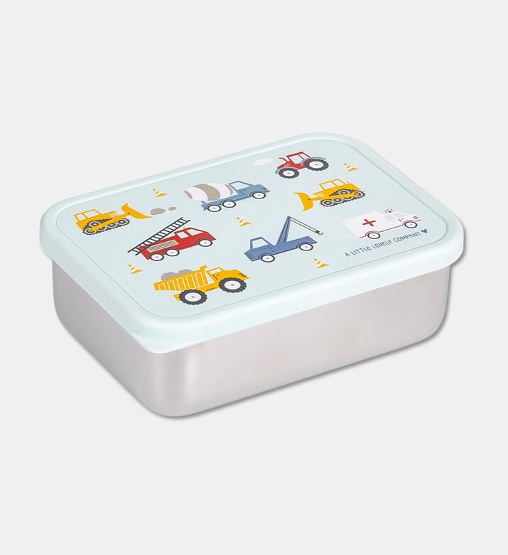 A Little Lovely Company Steel Lunch Box - Vehicles, Packshot View