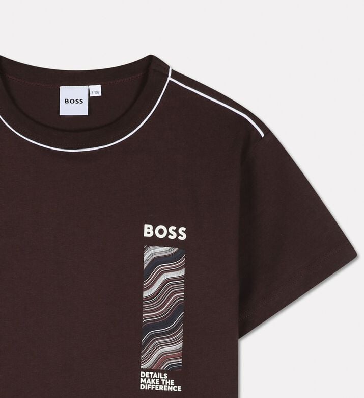 Boss Ts Casual, Brown, 4y, Packshot View