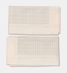 Philipp Plein Hexagon Design Bed Set, Ivory, 220x240-cm, Packshot View