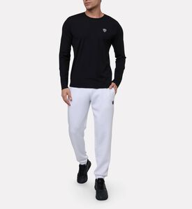 EA7 Premium Shield Logo T-shirt, Black, L, Model View