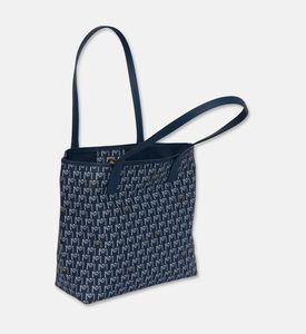 Maya.M Shopper Monogram Tote Bag, Navy, Packshot View