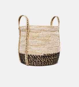 Home Deco and More Corn Husk Basket, Natural, S, Packshot View