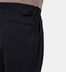 بنطال صوف بساق مستقيمة