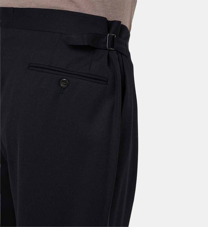 بنطال صوف بساق مستقيمة