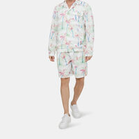 Printed Tencel-hemp Blouson