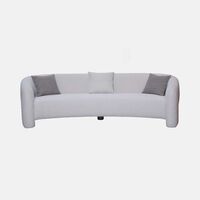 3-seater Rounded Design Sofa