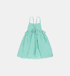 Scalloped Edge Embroidery Cami Dress