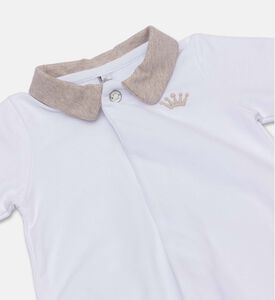 My First Collection Embroidered Crown Romper, Packshot View