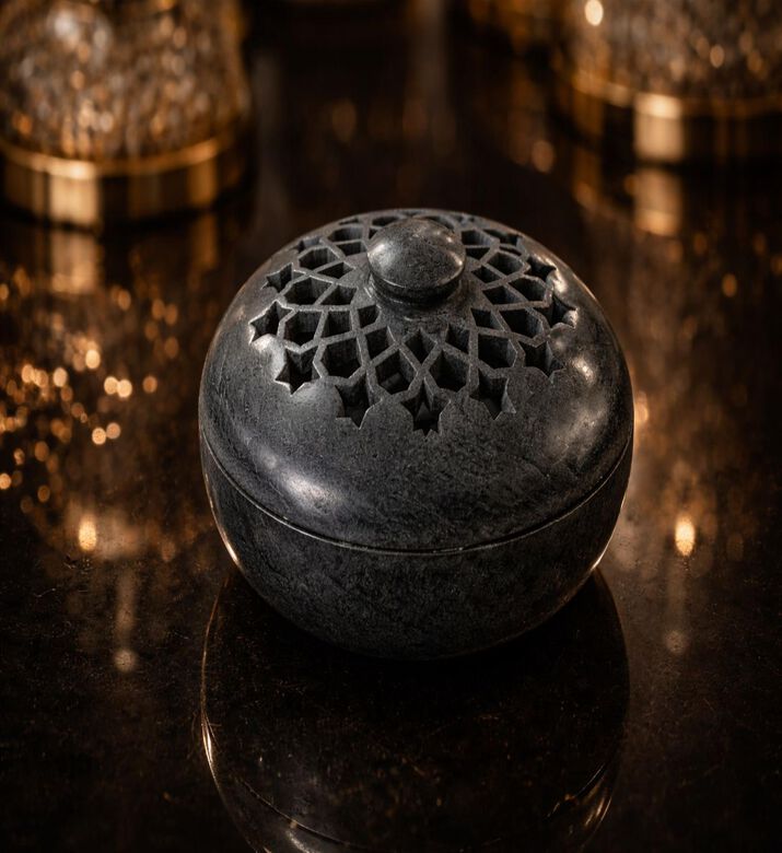 Tohfa Luxe Ruh Handmade Marble Bukhoor Burner, Packshot View