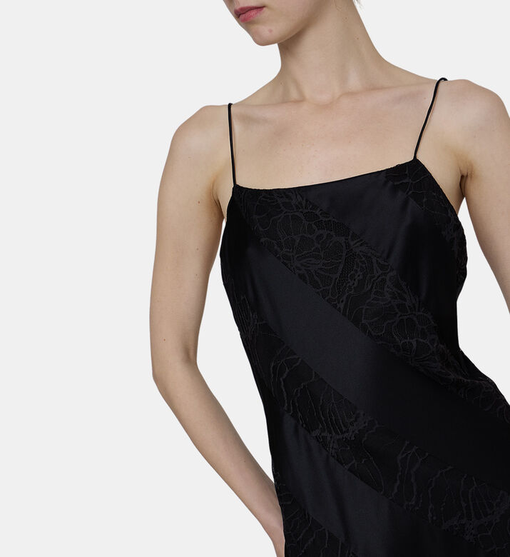 Diagonal Long Dress