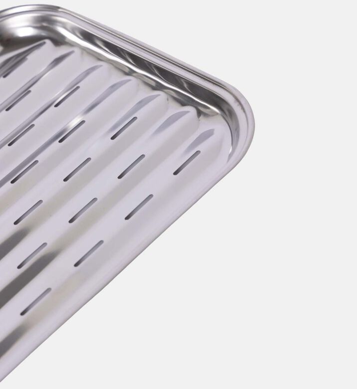 مقلاة شواء من الفولاذ المقاوم للصدأ قابلة لإعادة ا