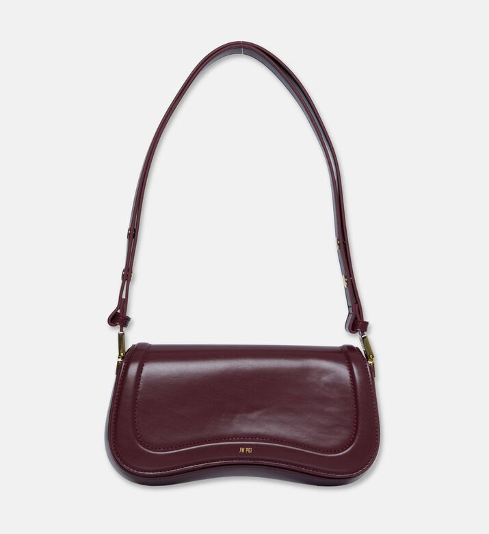 JW PEI Vegan Leather Shoulder Bag, Burgundy, Packshot View