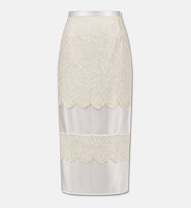 Savanna Lace Organza Pencil Skirt, Packshot View