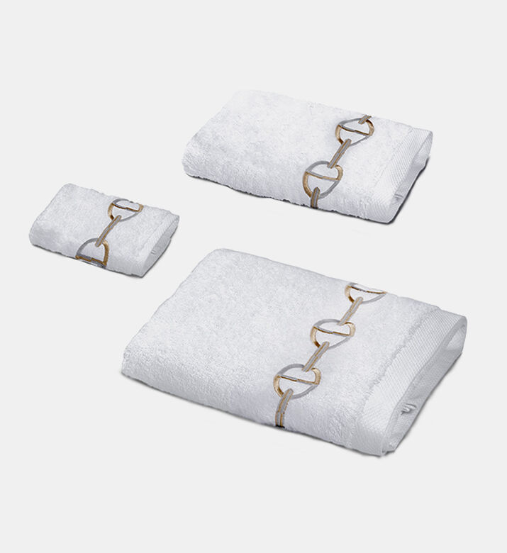 منشفة تيري مطرزة من قطن السلسلة منشفة تيري مطرزة من قطن السلسلة