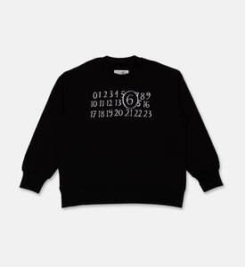 MM6 Numeric Logo-print Sweatshirt, Packshot View