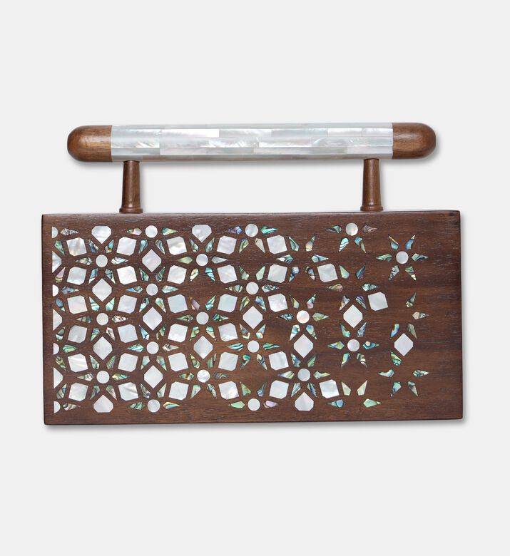 Darmisak Jasmine Handled Clutch, Packshot View