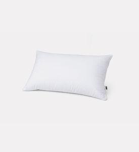 Home Deco and More Uma Cotton Pillow Case, White, 50x75-cm, Packshot View