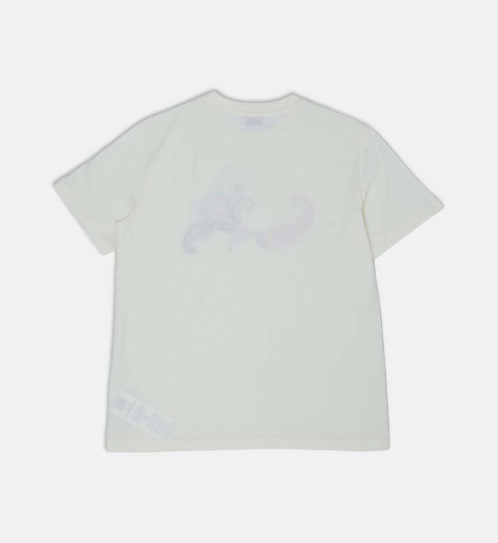 تيشيرت بيغاسو بياقة دائرية بطبعة بيزلي