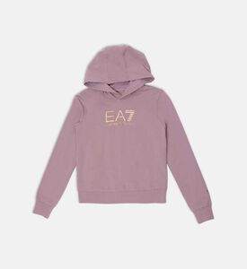 Cotton Snug-fit Hooded Sweatshirt