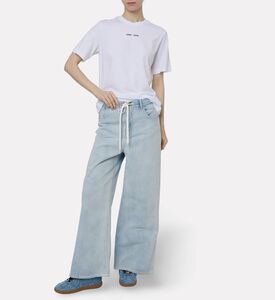 Samsoe Classic Crewneck T-shirt, White, L, Model View