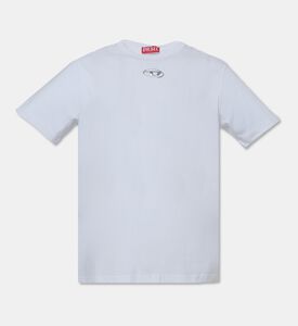 Diesel T-adjust-od Organic Cotton T-shirt, White, L, Packshot View