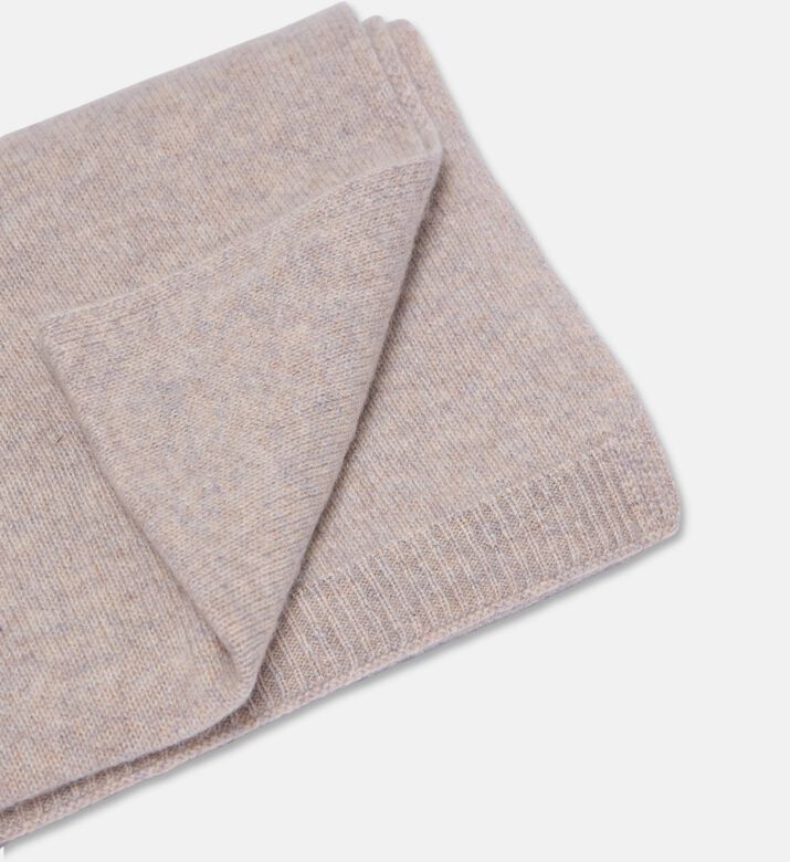 Galeries Lafayette Cashmere Knit Ribbed Scarf, Packshot View