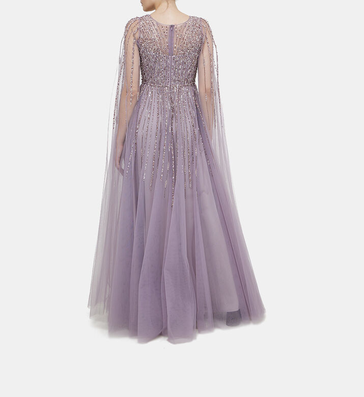 Tulle Rhinestones Maxi Gown Tulle Rhinestones Maxi Gown