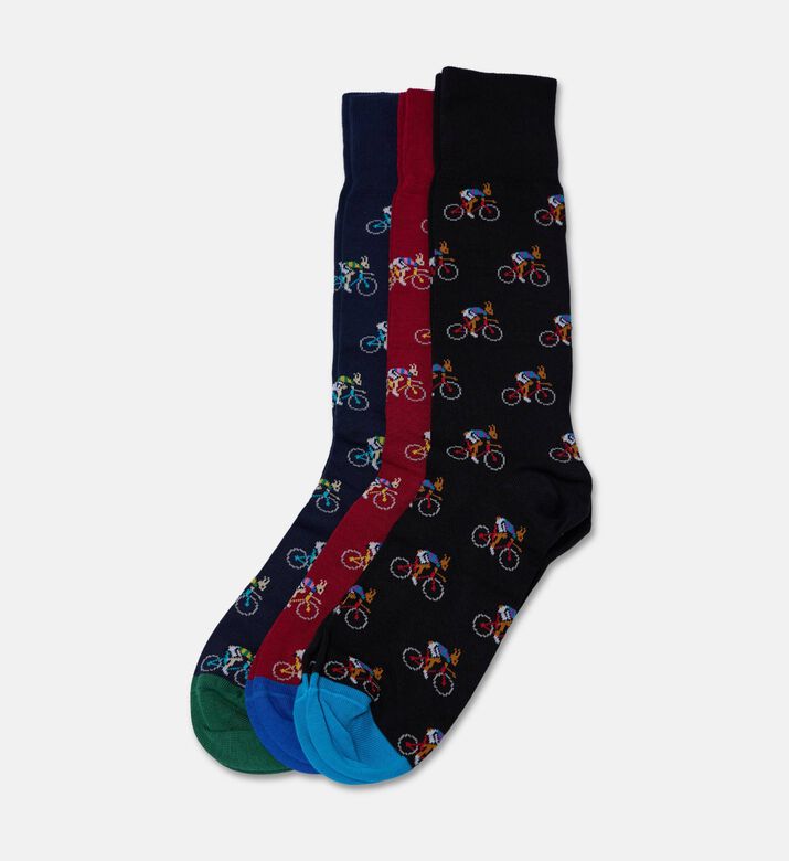 Paul Smith All-over Rabbit Motif 3-piece Socks Pack, Packshot View