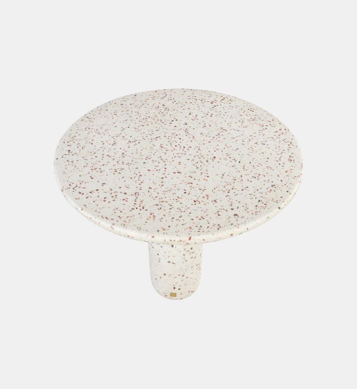 Versmissen Charlene Granite Coffee Table, White, Packshot View