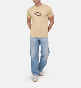 بنطال جينز بلون فاتح بخمسة جيوب