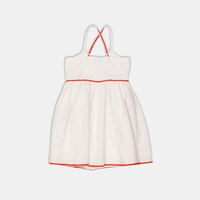 Embroidered Strawberry Dress