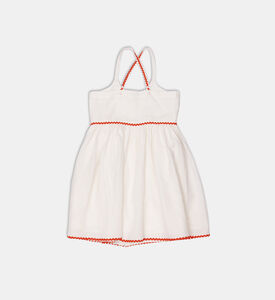 Embroidered Strawberry Dress