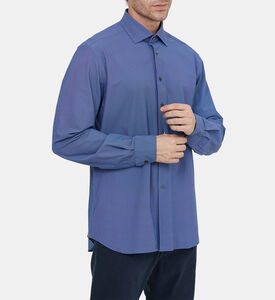 قميص بوبلين قطني مخطط