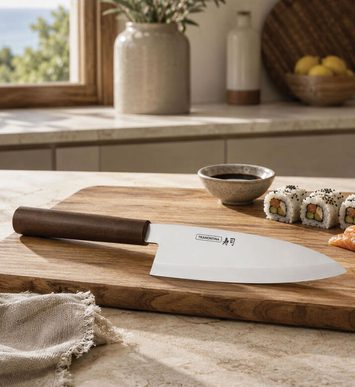 Tramontina Deba Stainless Steel Sushi Knife, Packshot View