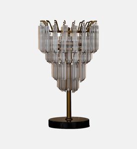 Baroque Ariana Crystals Table Lamp, Packshot View