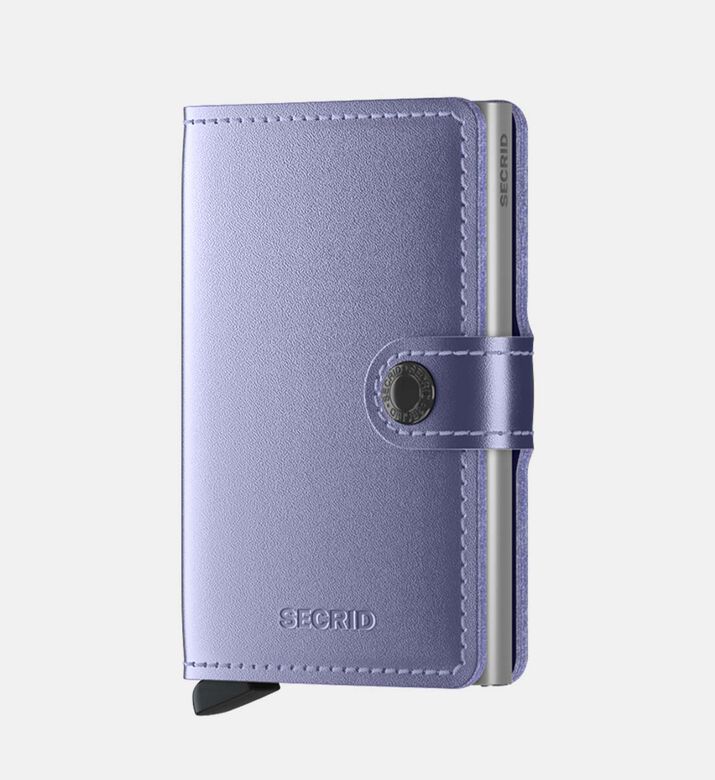 Secrid Wallets Metallic Leather Mini Wallet, Packshot View
