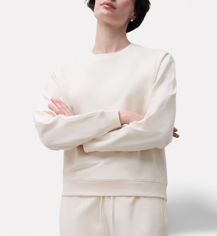 Chantelle Crewneck Fleece Sweatshirt, Model View