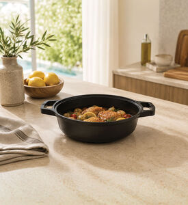 Risoli Cast Aluminum Mini Saucepan, Black, 26x24x40-cm, Packshot View