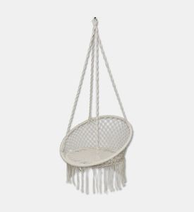 Home Deco and More Porto Cotton Cord Swing Chair, Packshot View