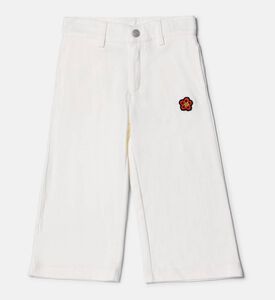 بنطال بخصر قابل للتعديل قطن عضوي