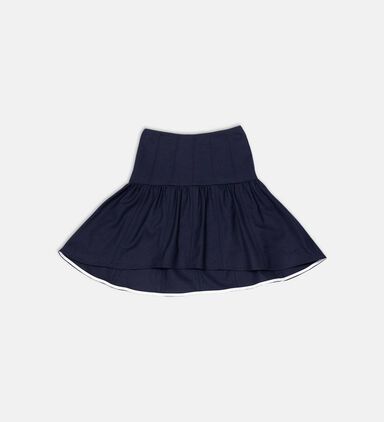 Pleated Flared Skirt