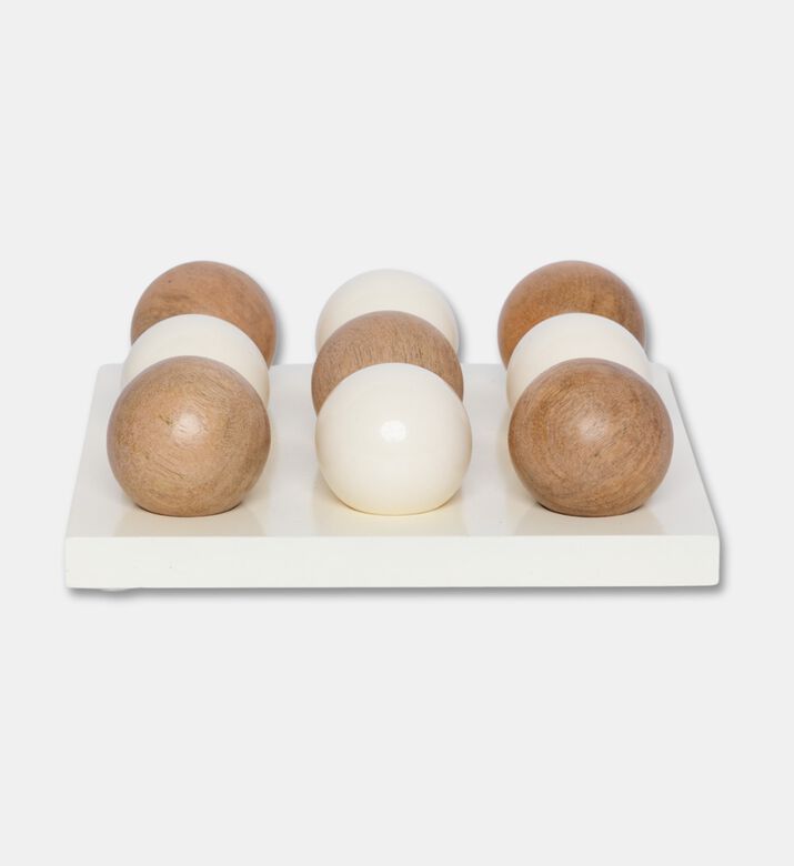 Home Deco and More Tic Tac Toe Game Board, Packshot View